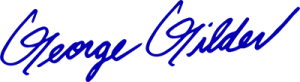 George Gilder signature