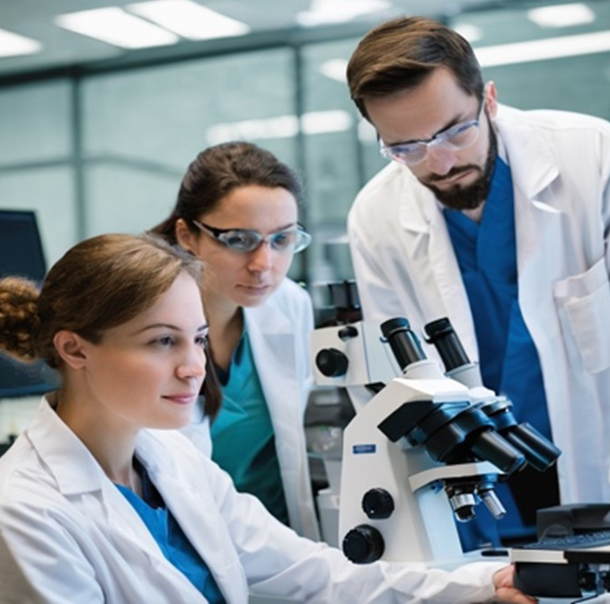 Scientists in Lab